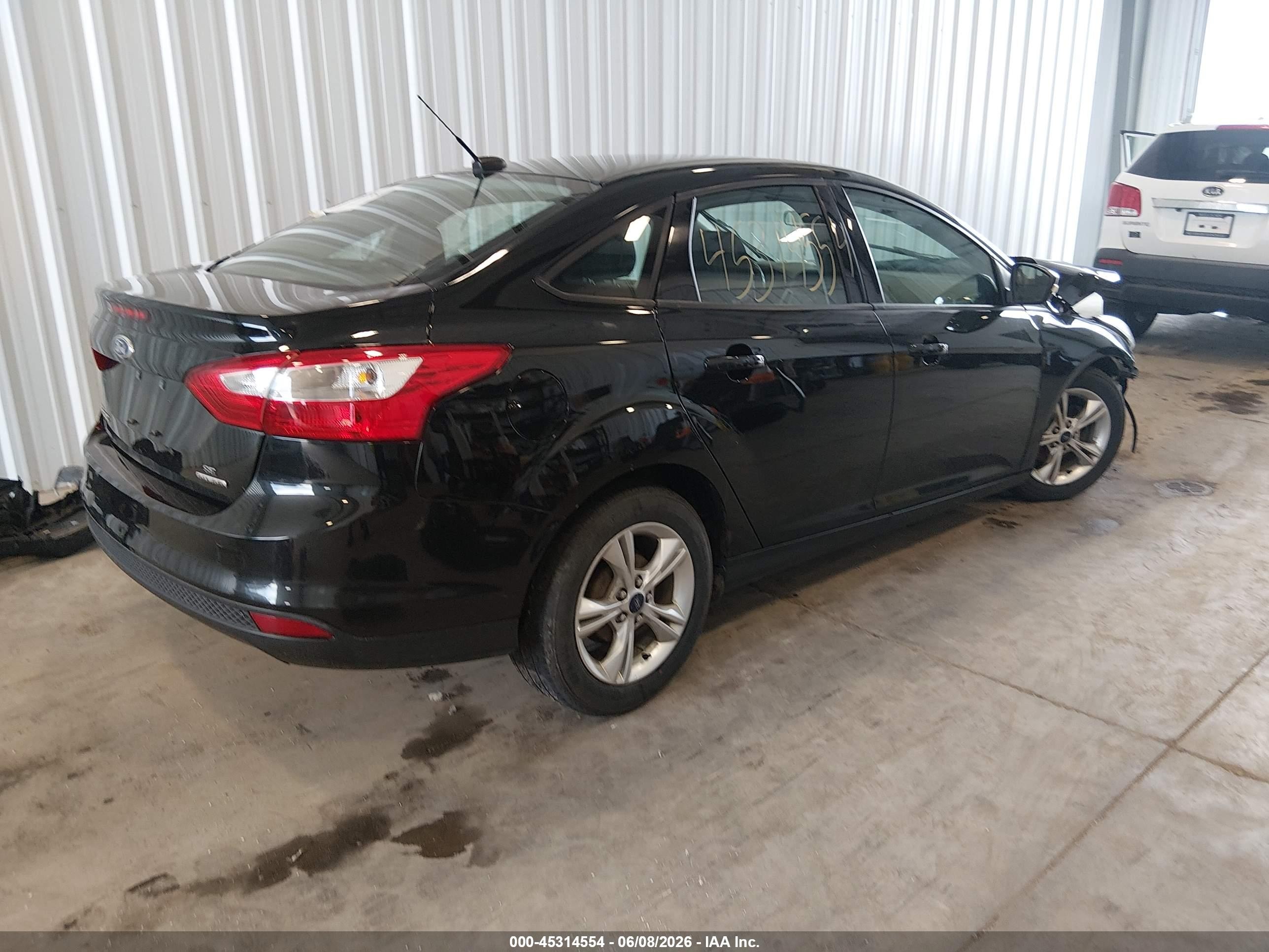 2014 Ford Focus Se Black vin: 1FADP3F26EL305778