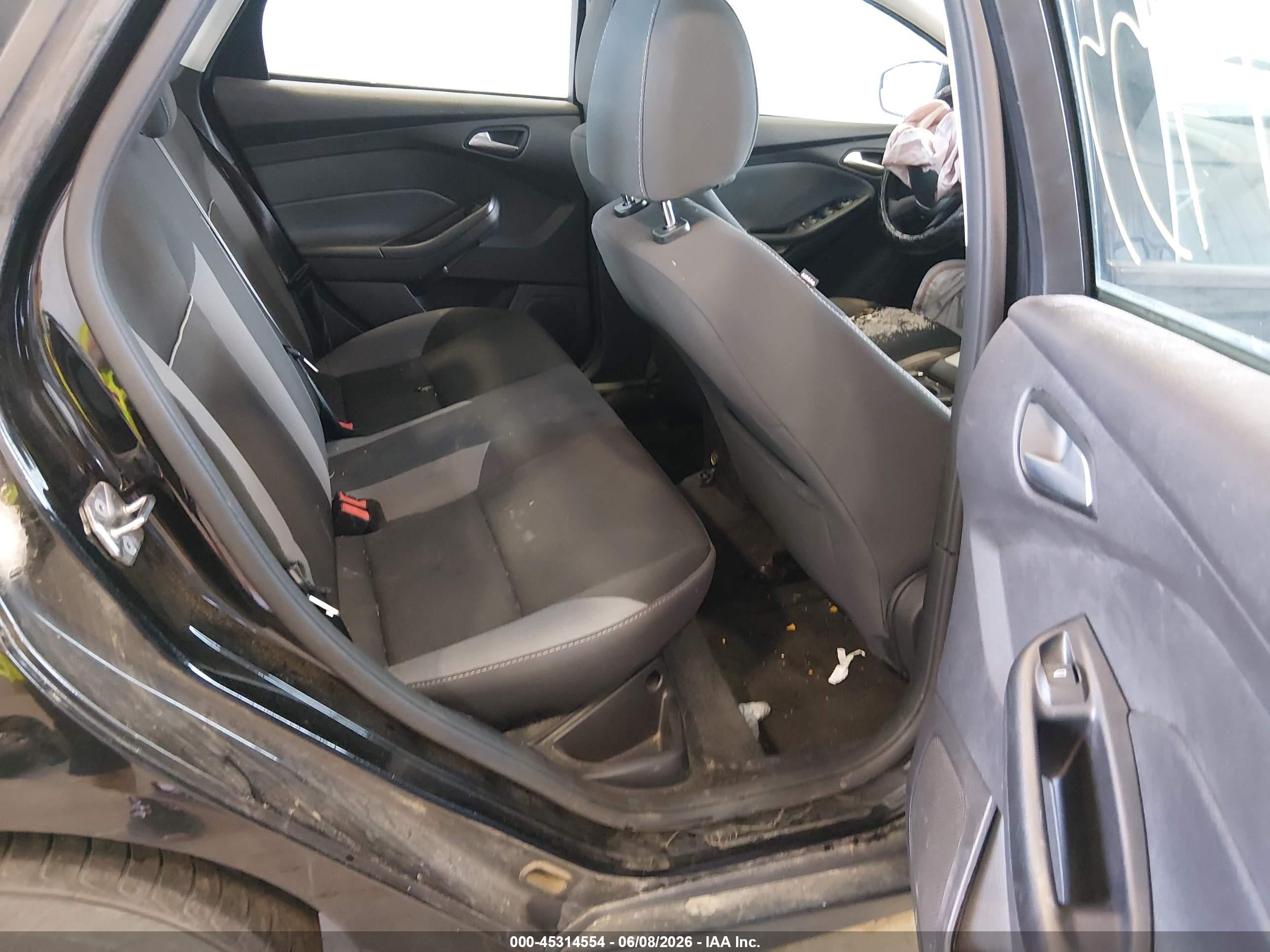 2014 Ford Focus Se Black vin: 1FADP3F26EL305778