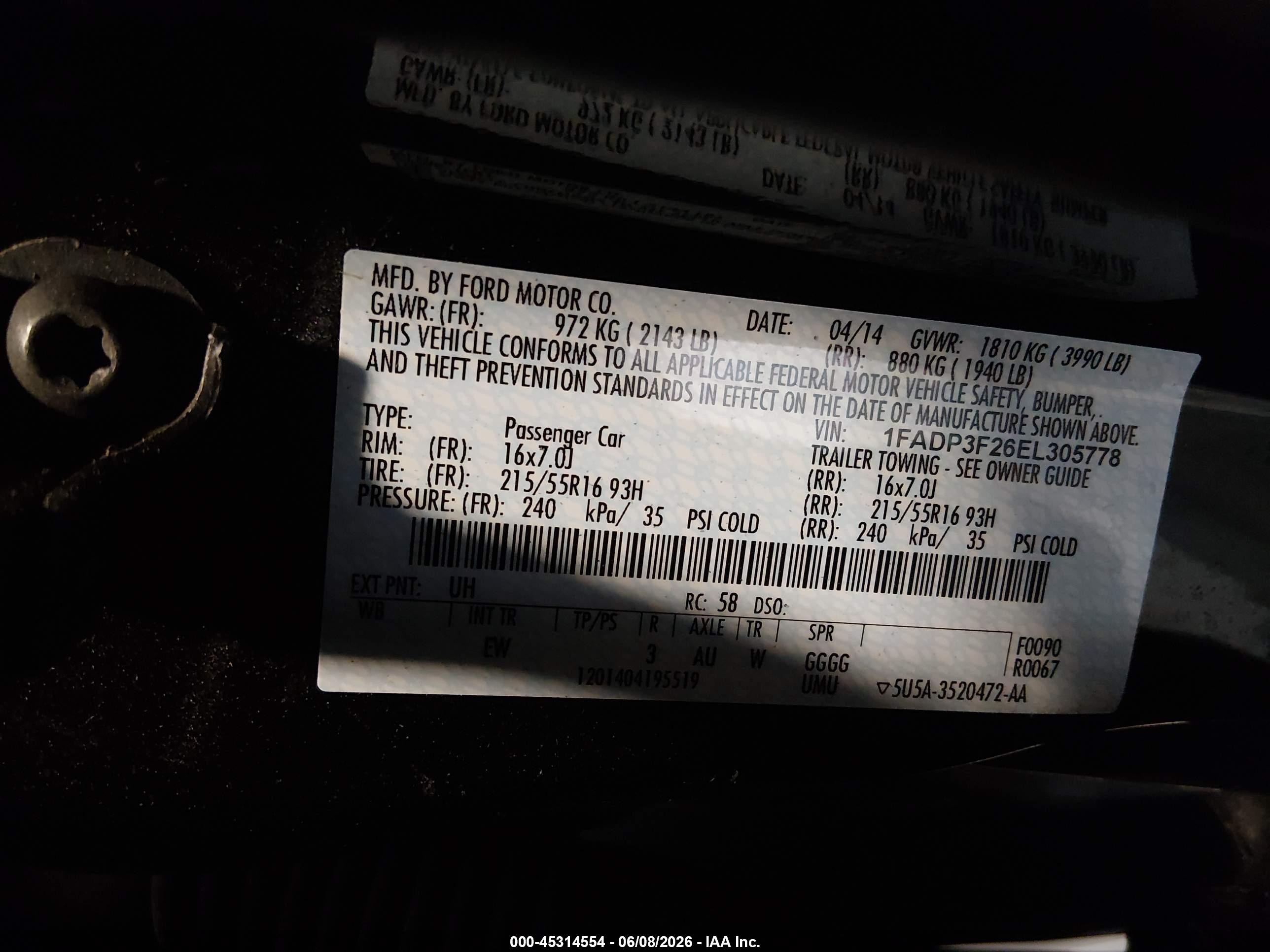 2014 Ford Focus Se Black vin: 1FADP3F26EL305778
