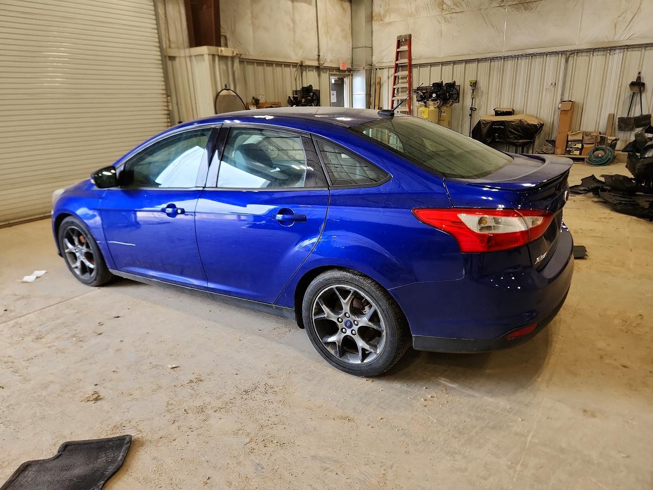 2014 Ford Focus Se Blue vin: 1FADP3F26EL324797