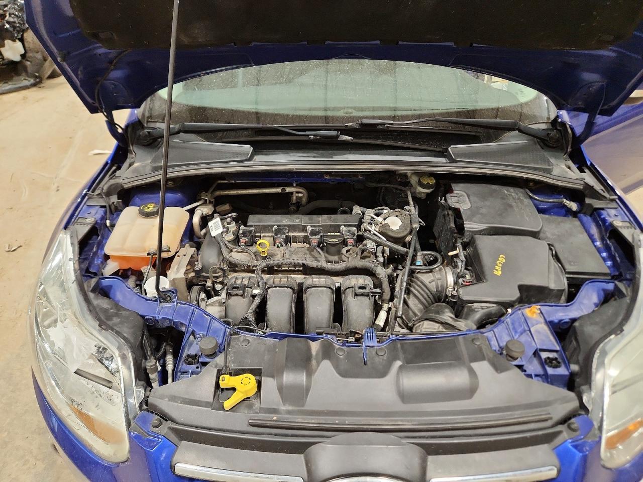 2014 Ford Focus Se Blue vin: 1FADP3F26EL324797
