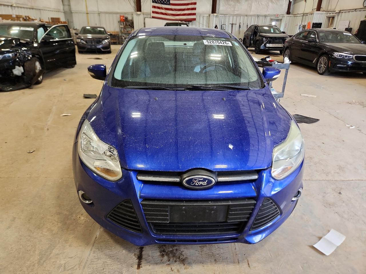 2014 Ford Focus Se Blue vin: 1FADP3F26EL324797