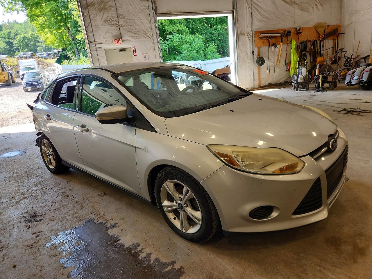 2014 Ford Focus Se Silver vin: 1FADP3F26EL327201