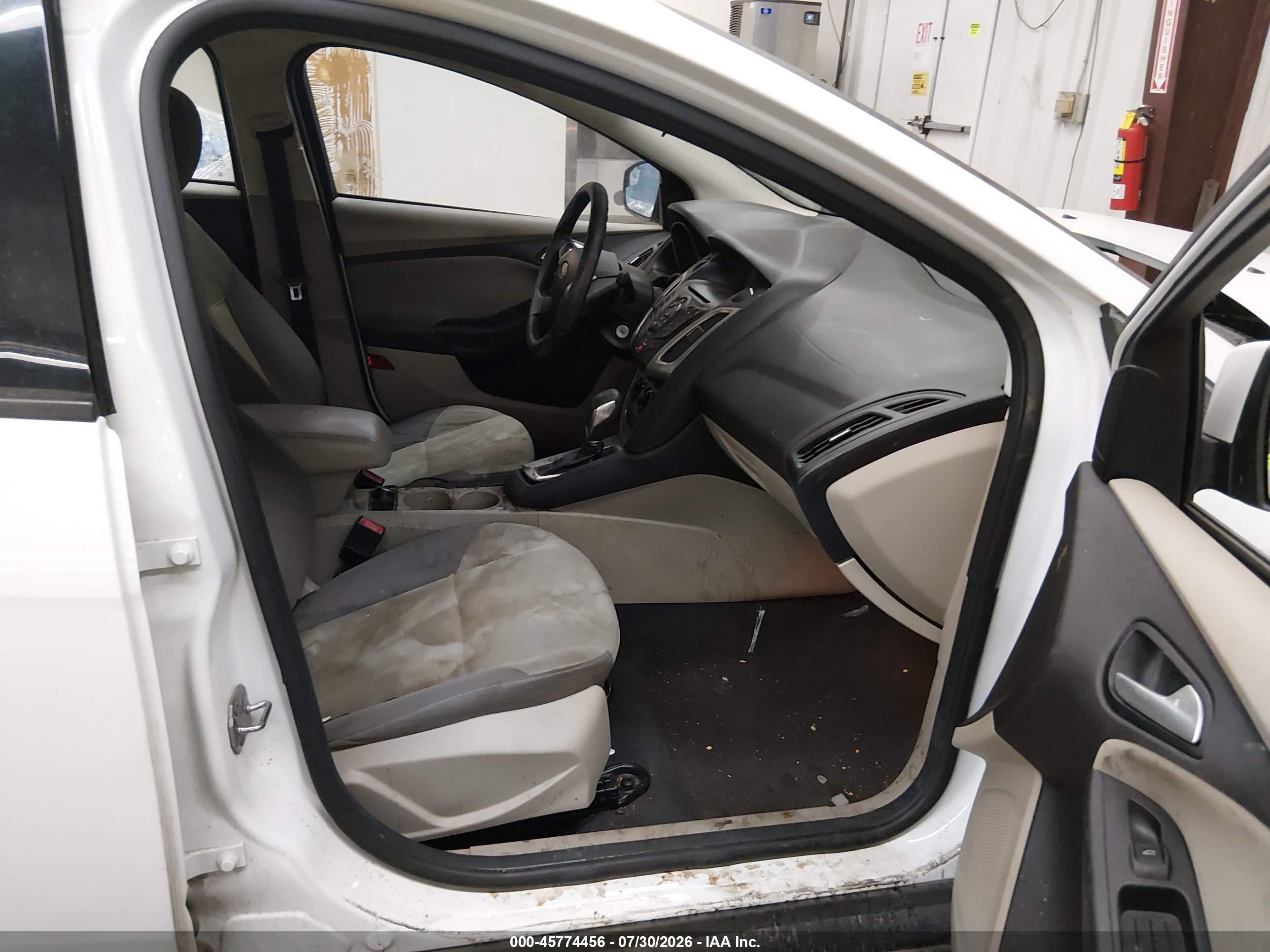 2014 Ford Focus Se White vin: 1FADP3F26EL333791
