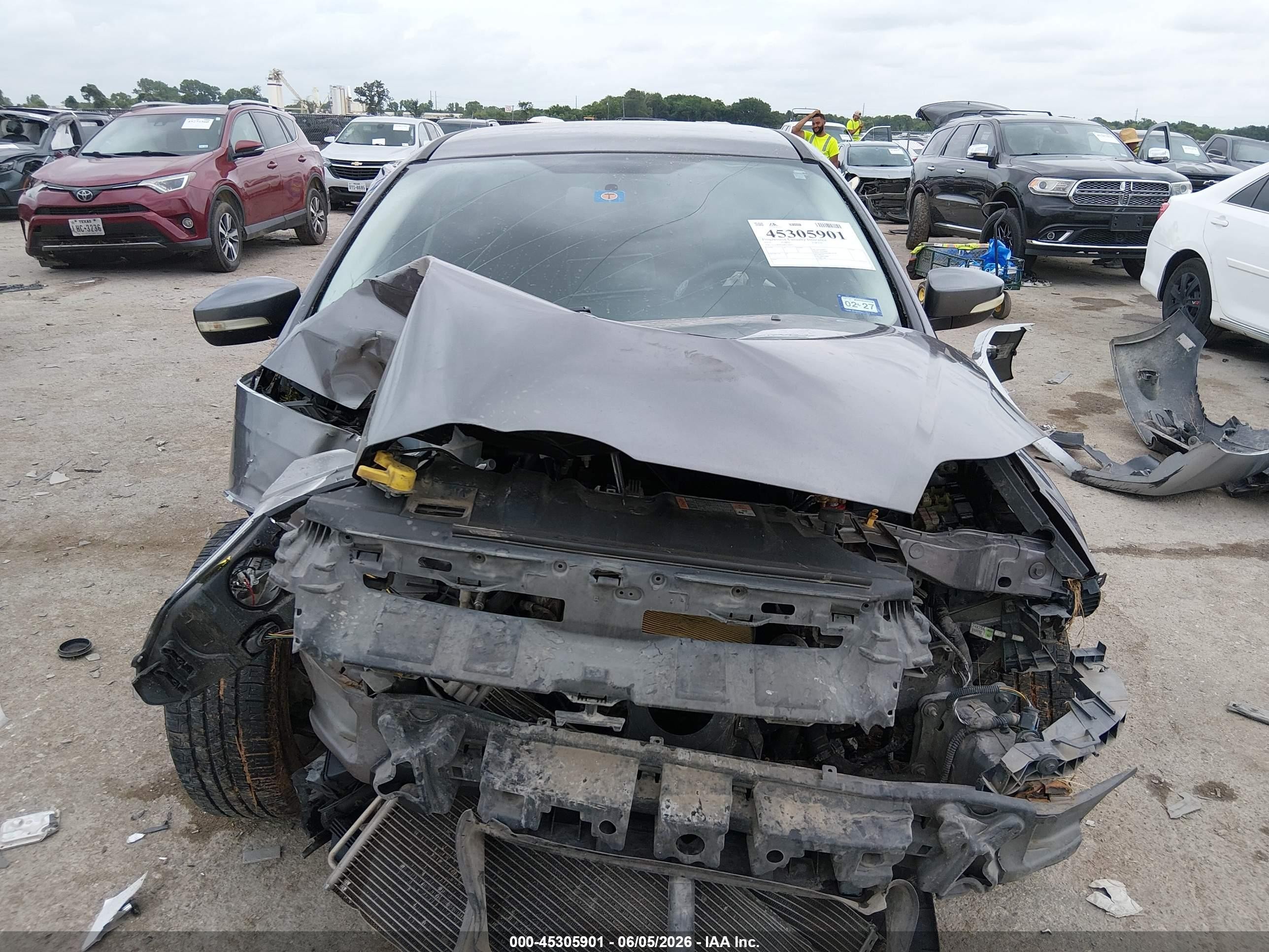 2014 Ford Focus Se Gray vin: 1FADP3F26EL339073