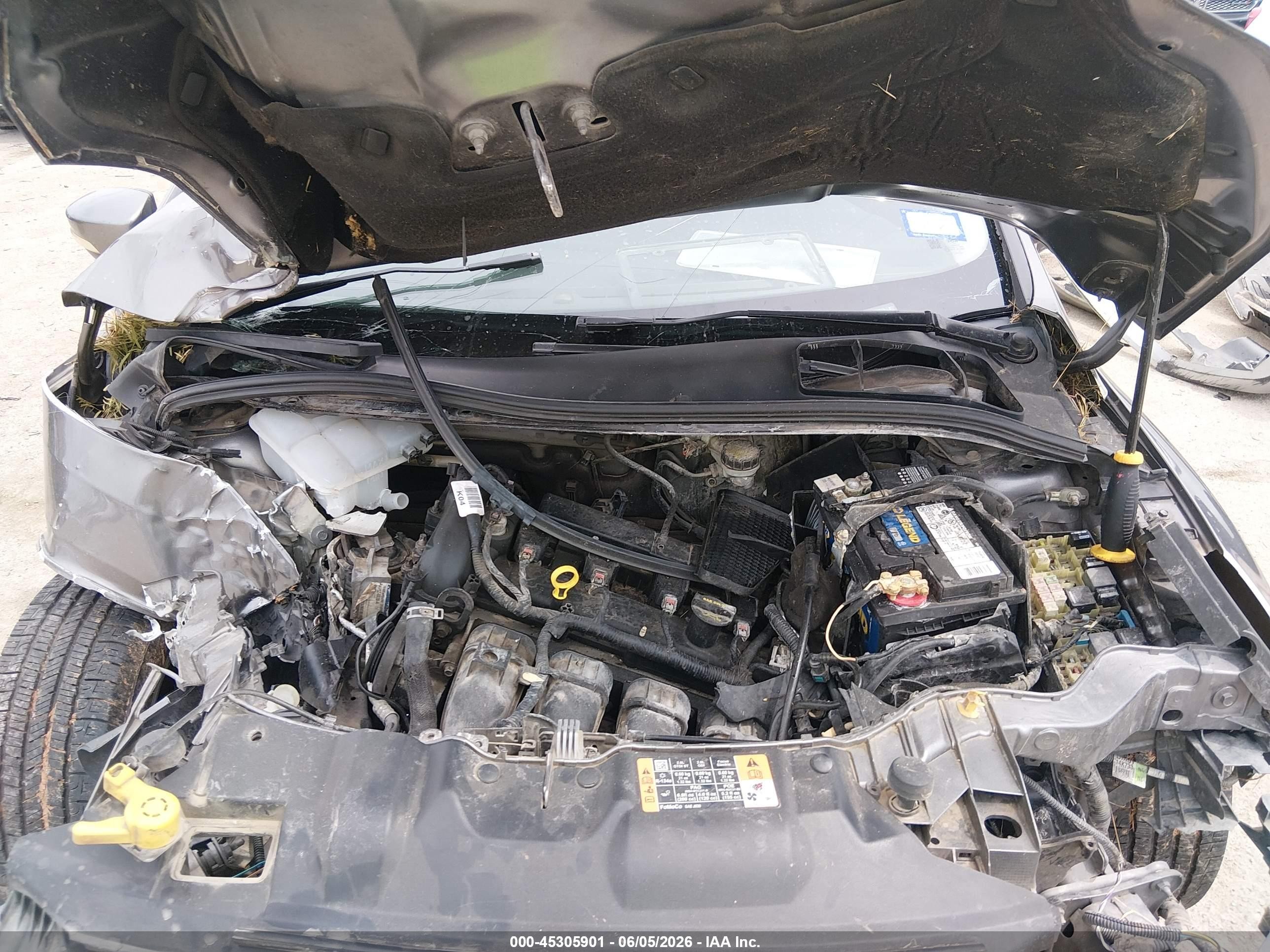 2014 Ford Focus Se Gray vin: 1FADP3F26EL339073