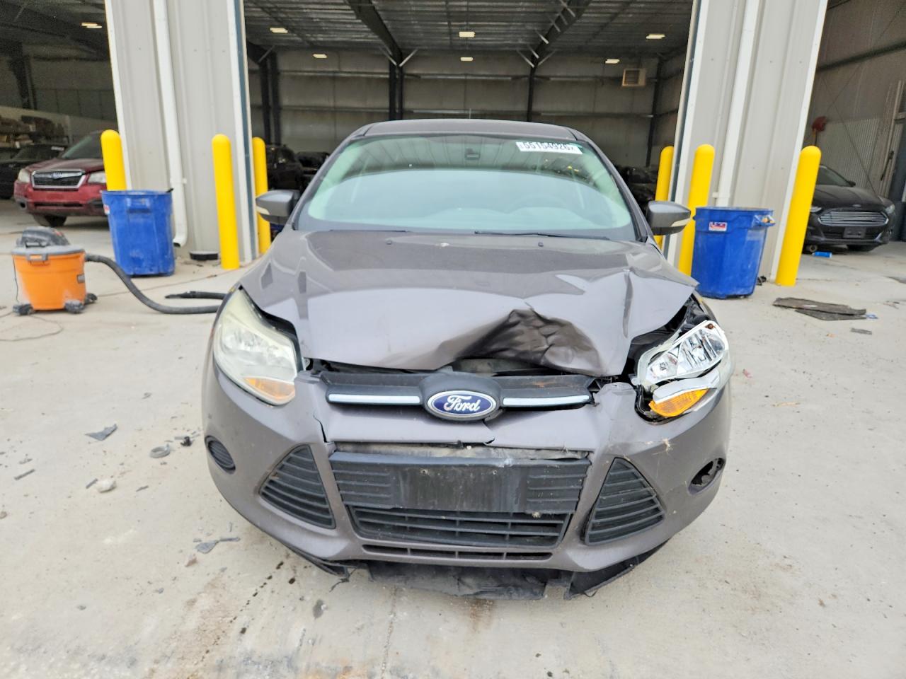 2014 Ford Focus Se Gray vin: 1FADP3F26EL363017