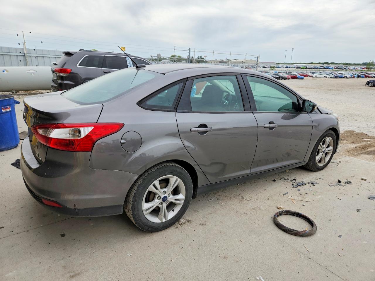2014 Ford Focus Se Gray vin: 1FADP3F26EL363017