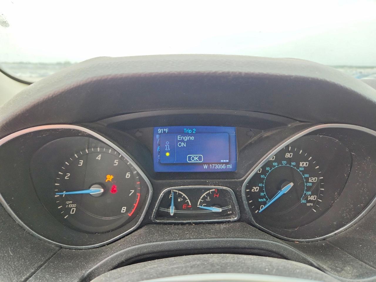 2014 Ford Focus Se Gray vin: 1FADP3F26EL363017