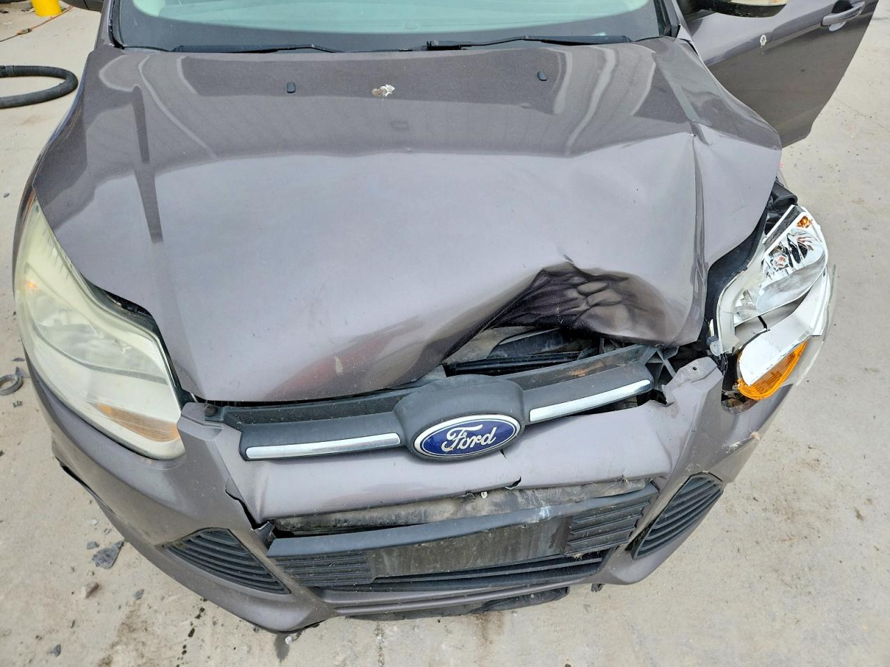 2014 Ford Focus Se Gray vin: 1FADP3F26EL363017