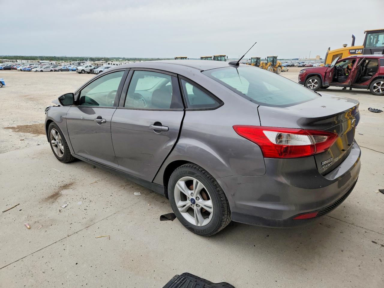 2014 Ford Focus Se Gray vin: 1FADP3F26EL363017