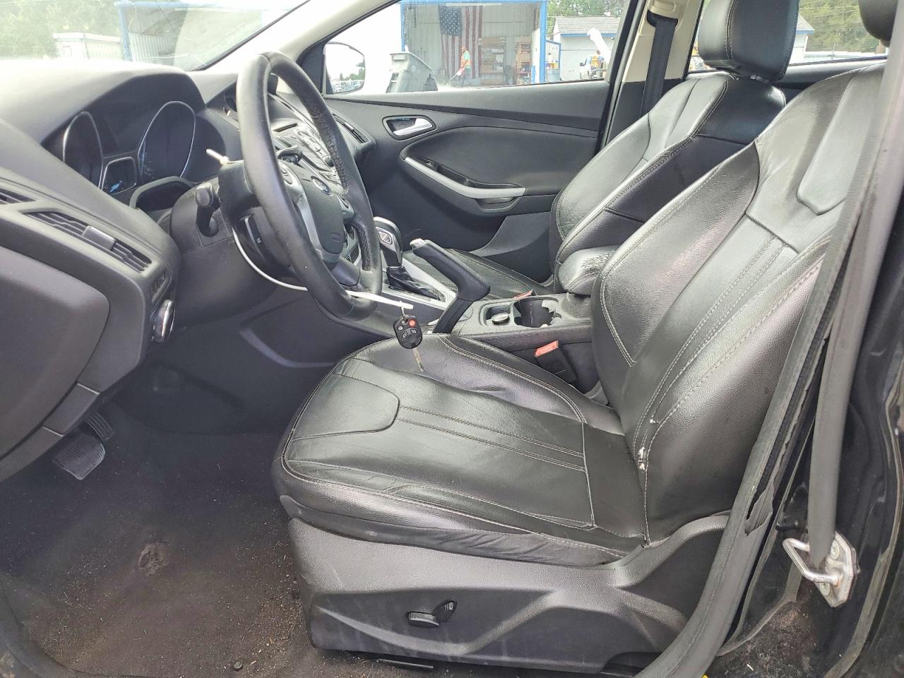 2014 Ford Focus Se Black vin: 1FADP3F26EL371067