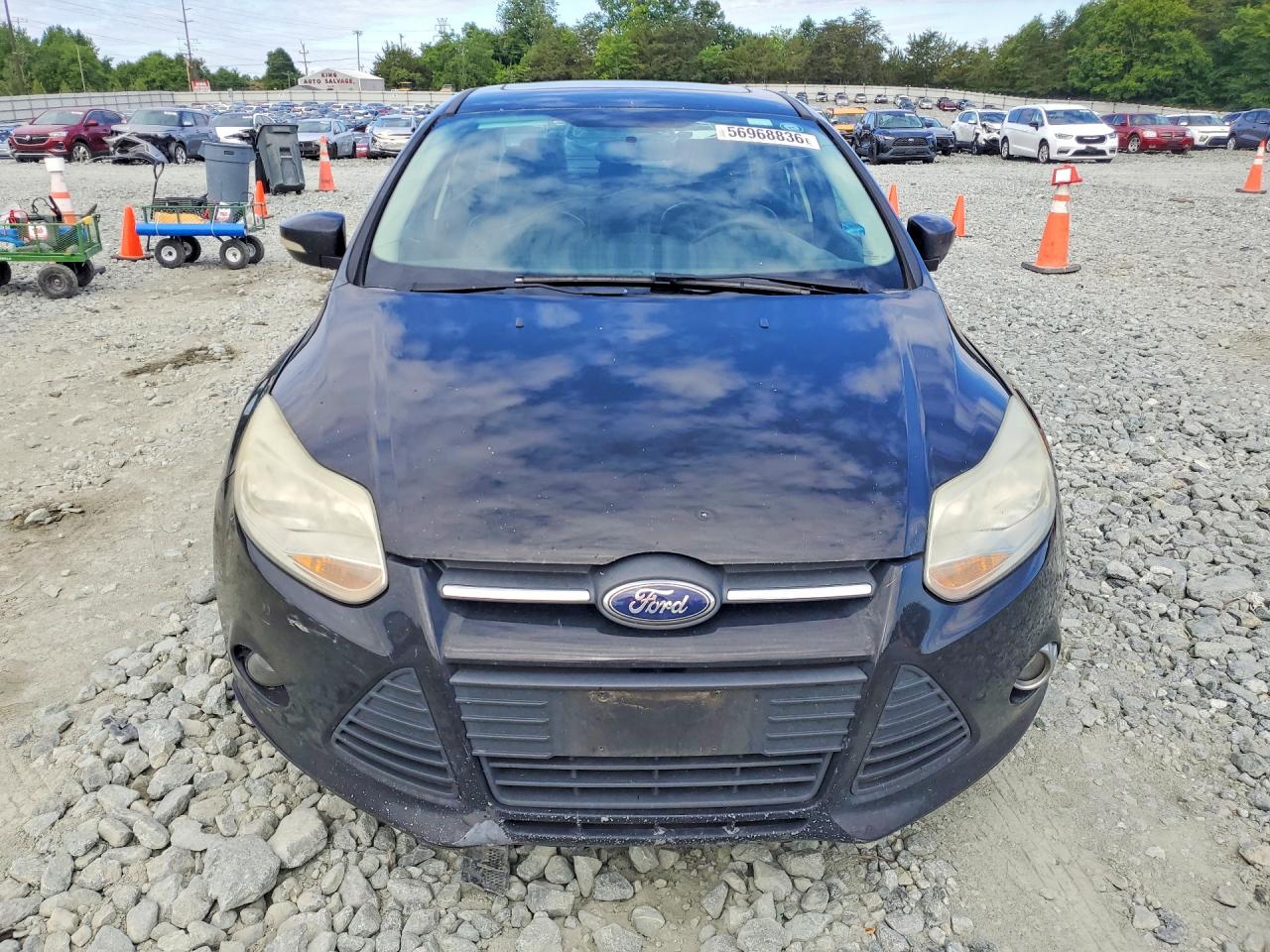2014 Ford Focus Se Black vin: 1FADP3F26EL371067