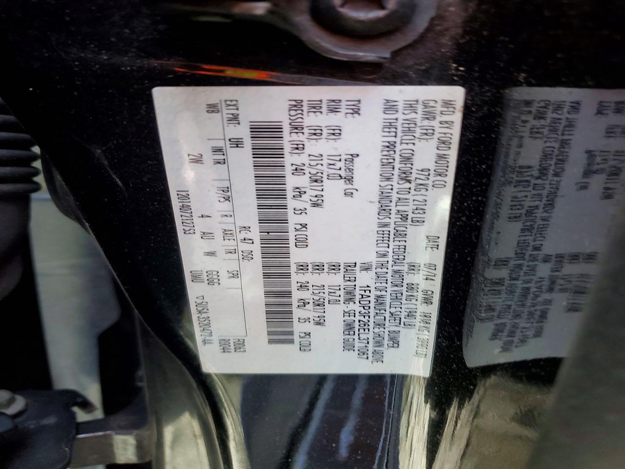 2014 Ford Focus Se Black vin: 1FADP3F26EL371067