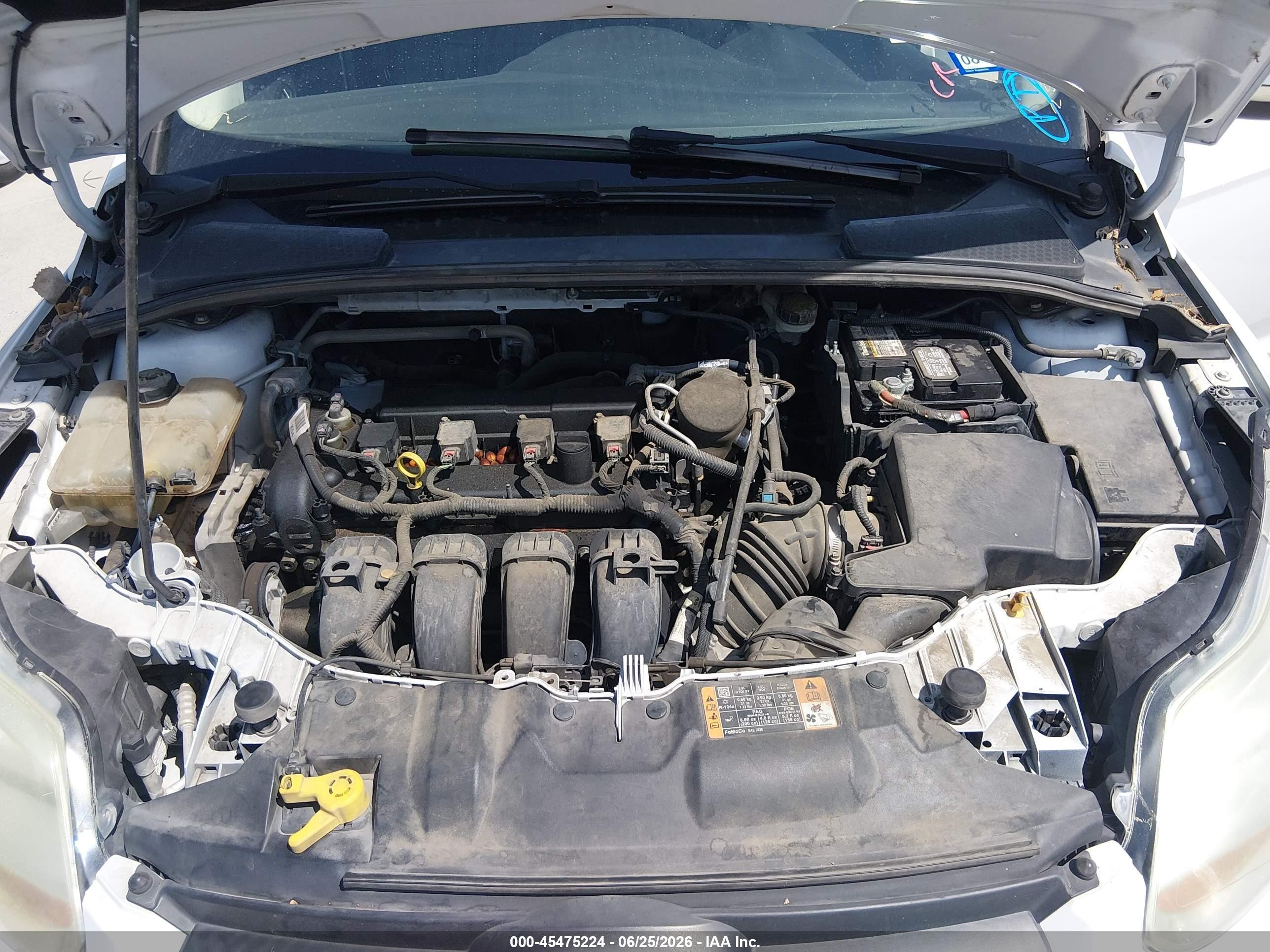 2014 Ford Focus Se White vin: 1FADP3F26EL389911