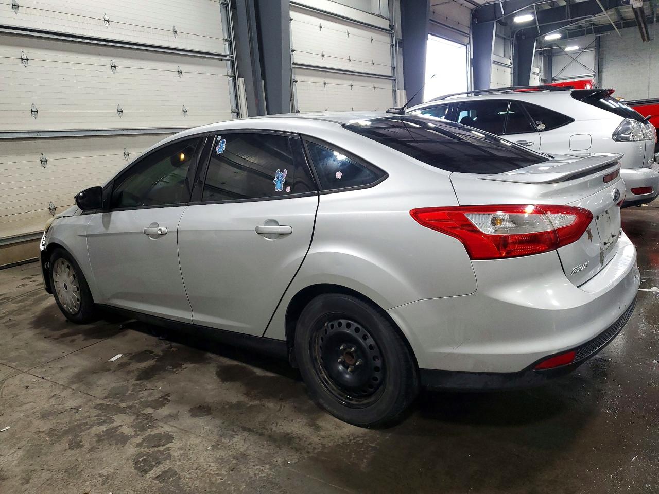 2014 Ford Focus Se Silver vin: 1FADP3F26EL393926