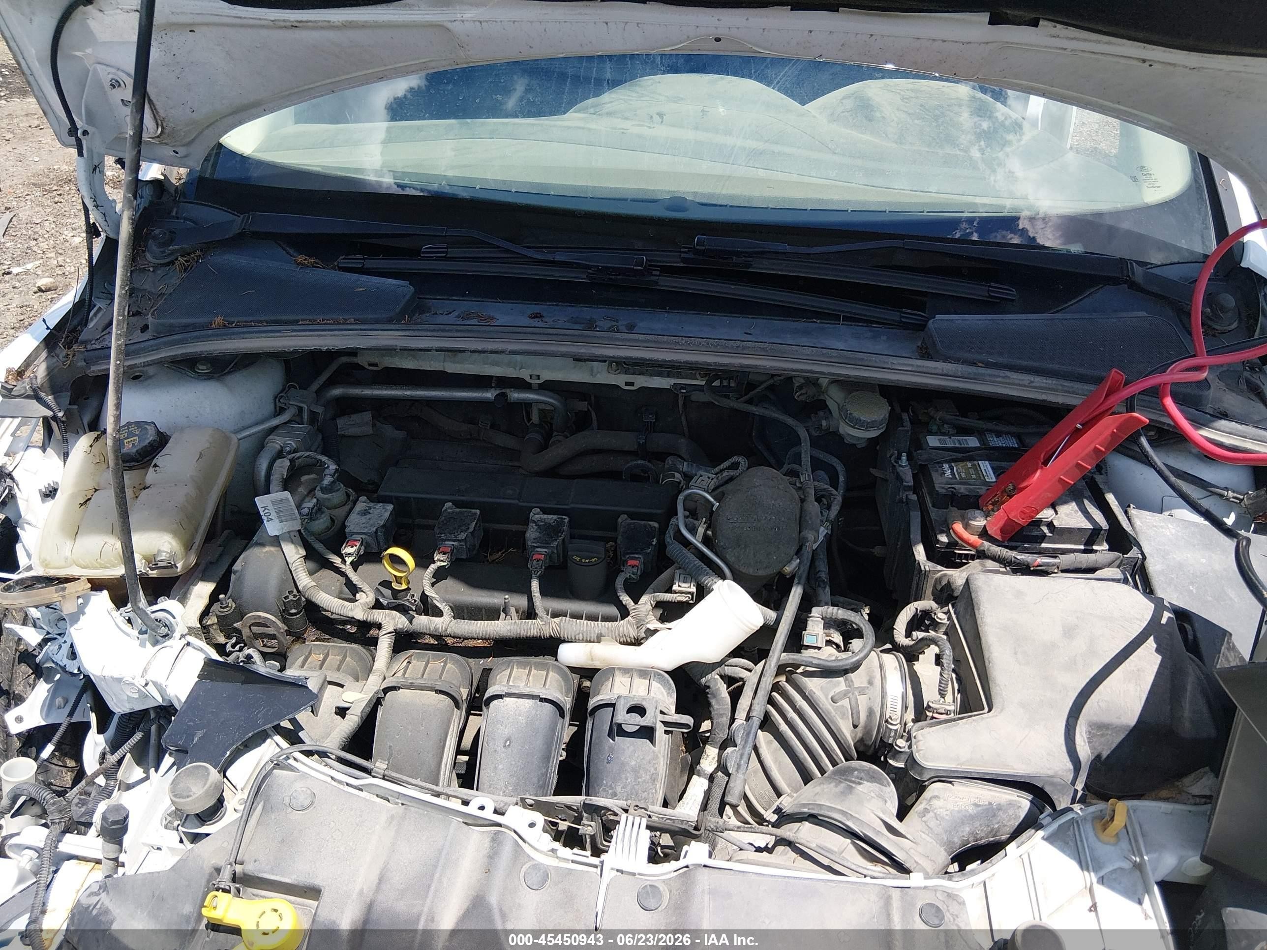 2014 Ford Focus Se White vin: 1FADP3F26EL405380
