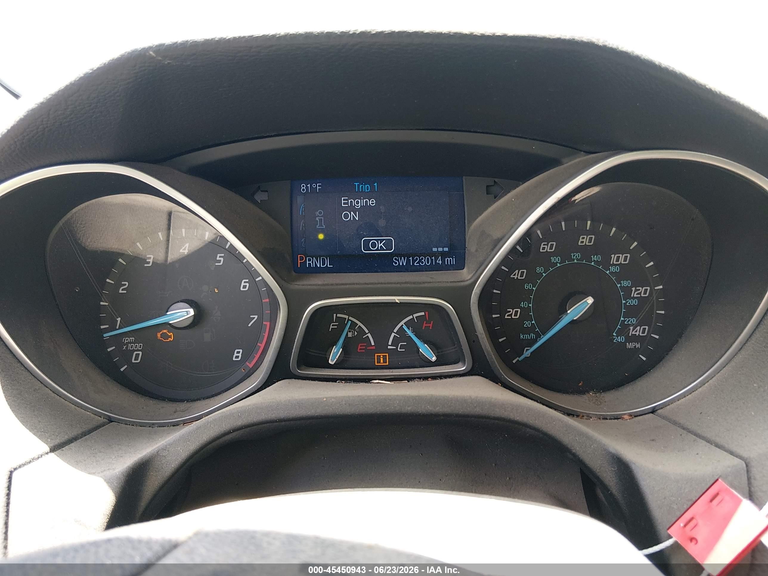 2014 Ford Focus Se White vin: 1FADP3F26EL405380