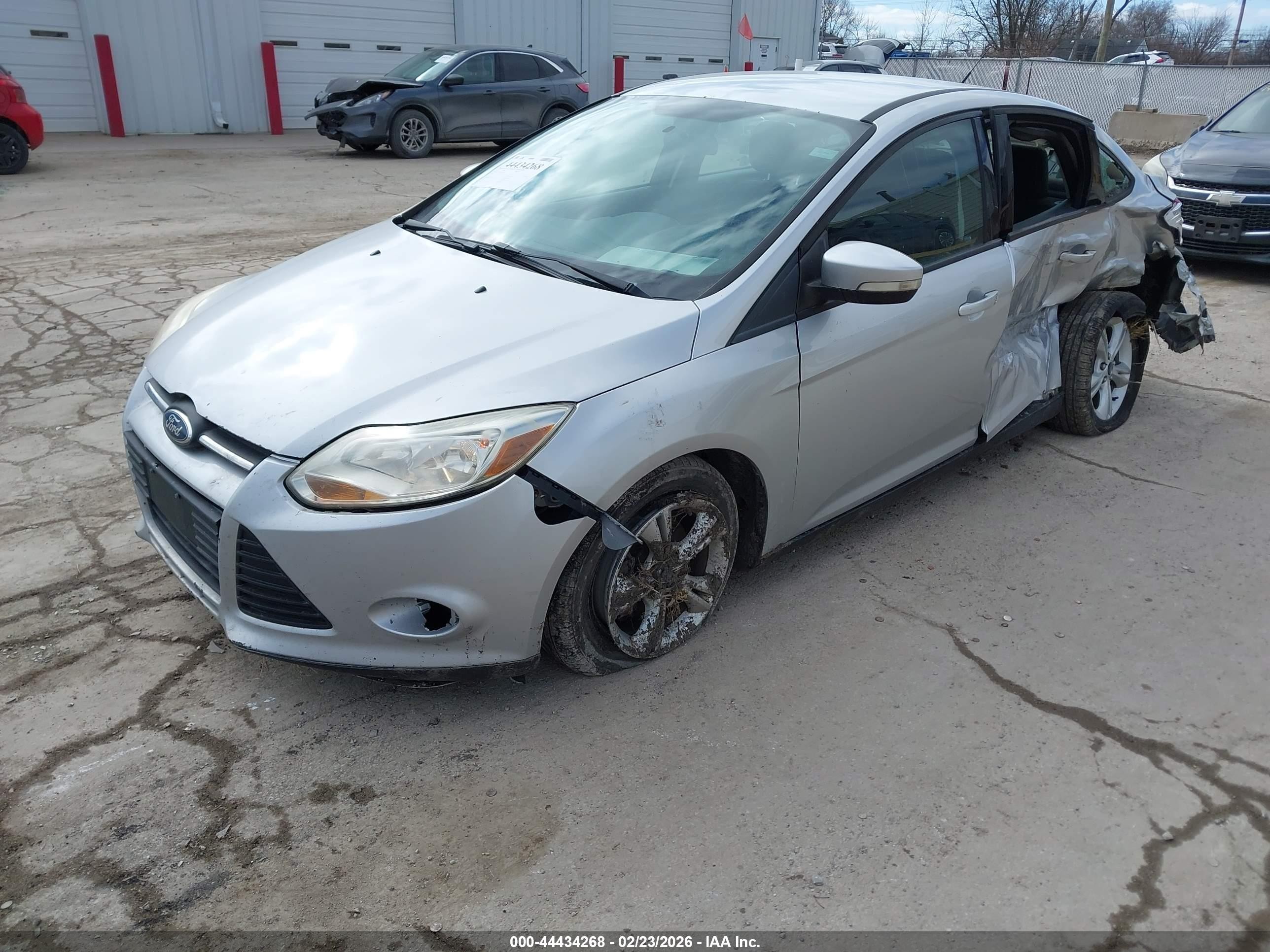 2014 Ford Focus Se Silver vin: 1FADP3F26EL414709