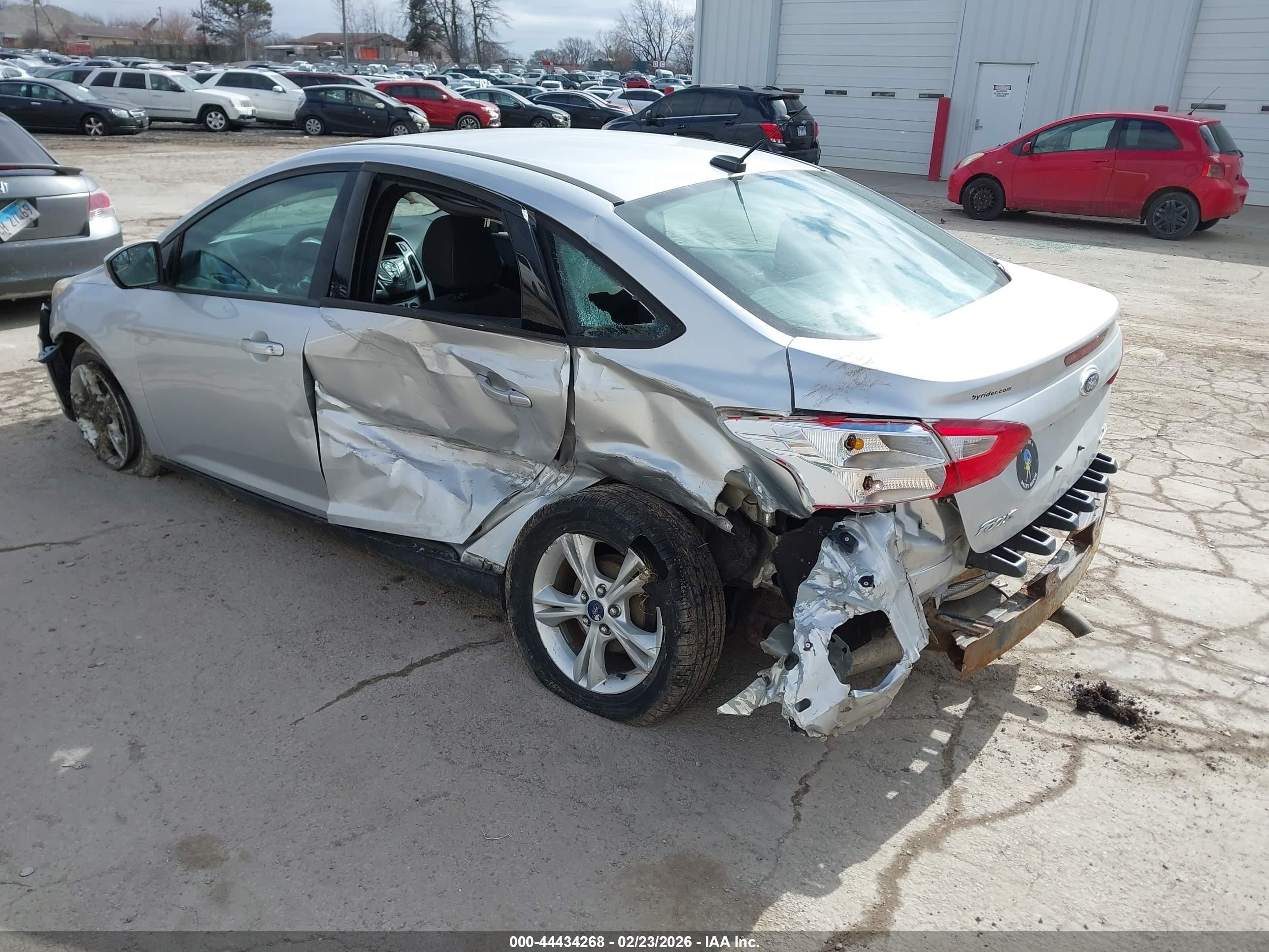 2014 Ford Focus Se Silver vin: 1FADP3F26EL414709