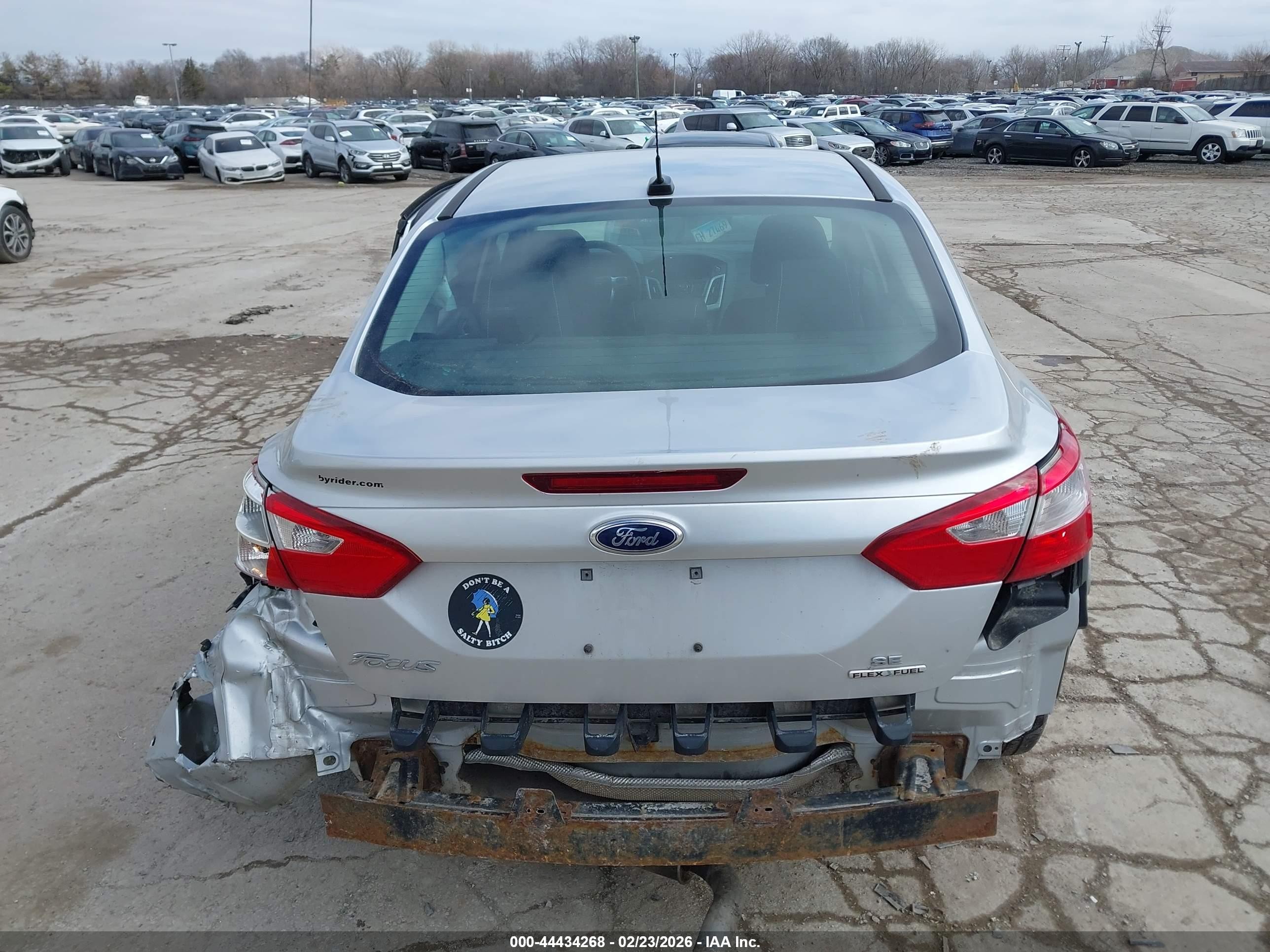 2014 Ford Focus Se Silver vin: 1FADP3F26EL414709