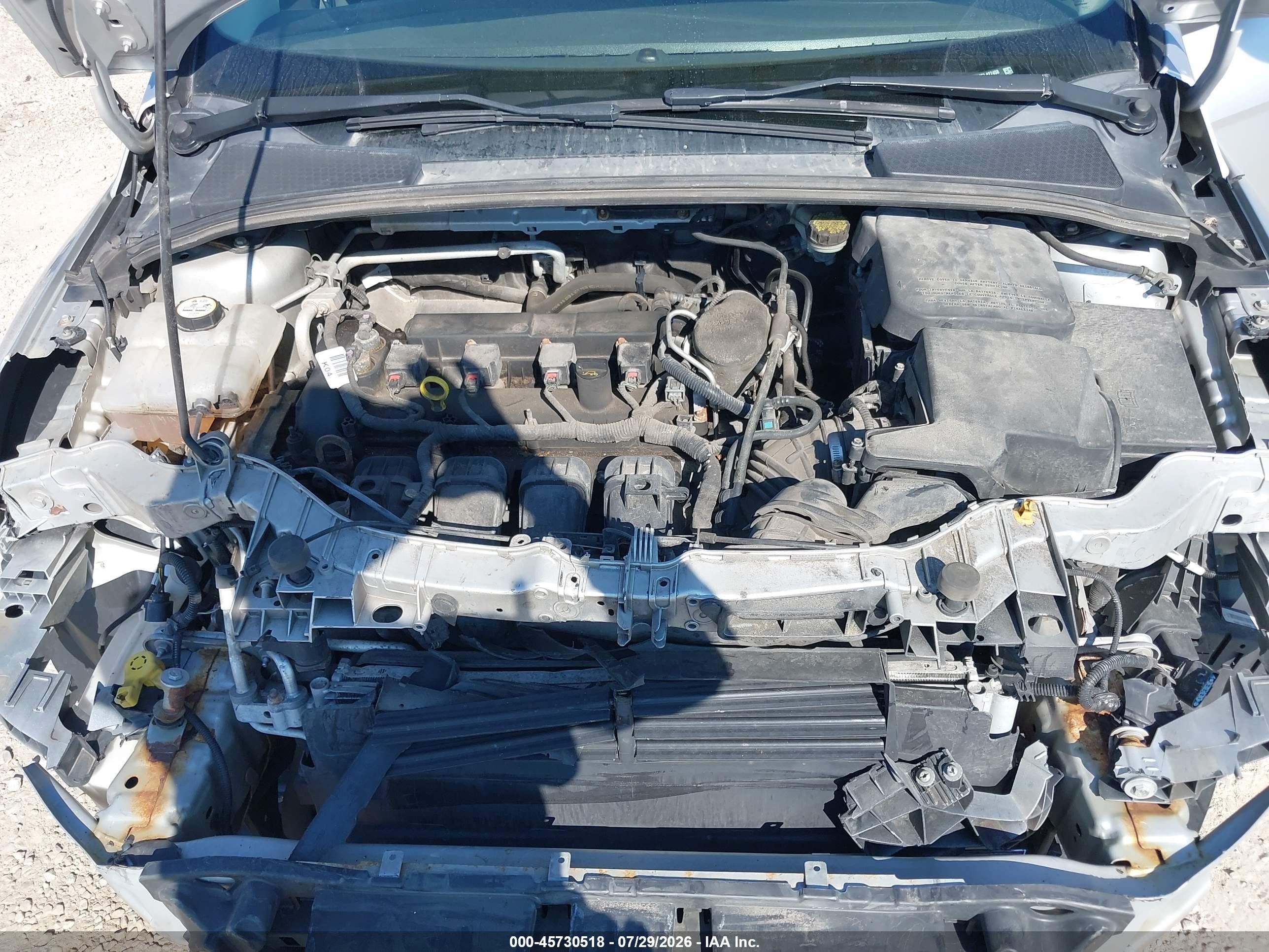 2014 Ford Focus Se Silver vin: 1FADP3F26EL427458