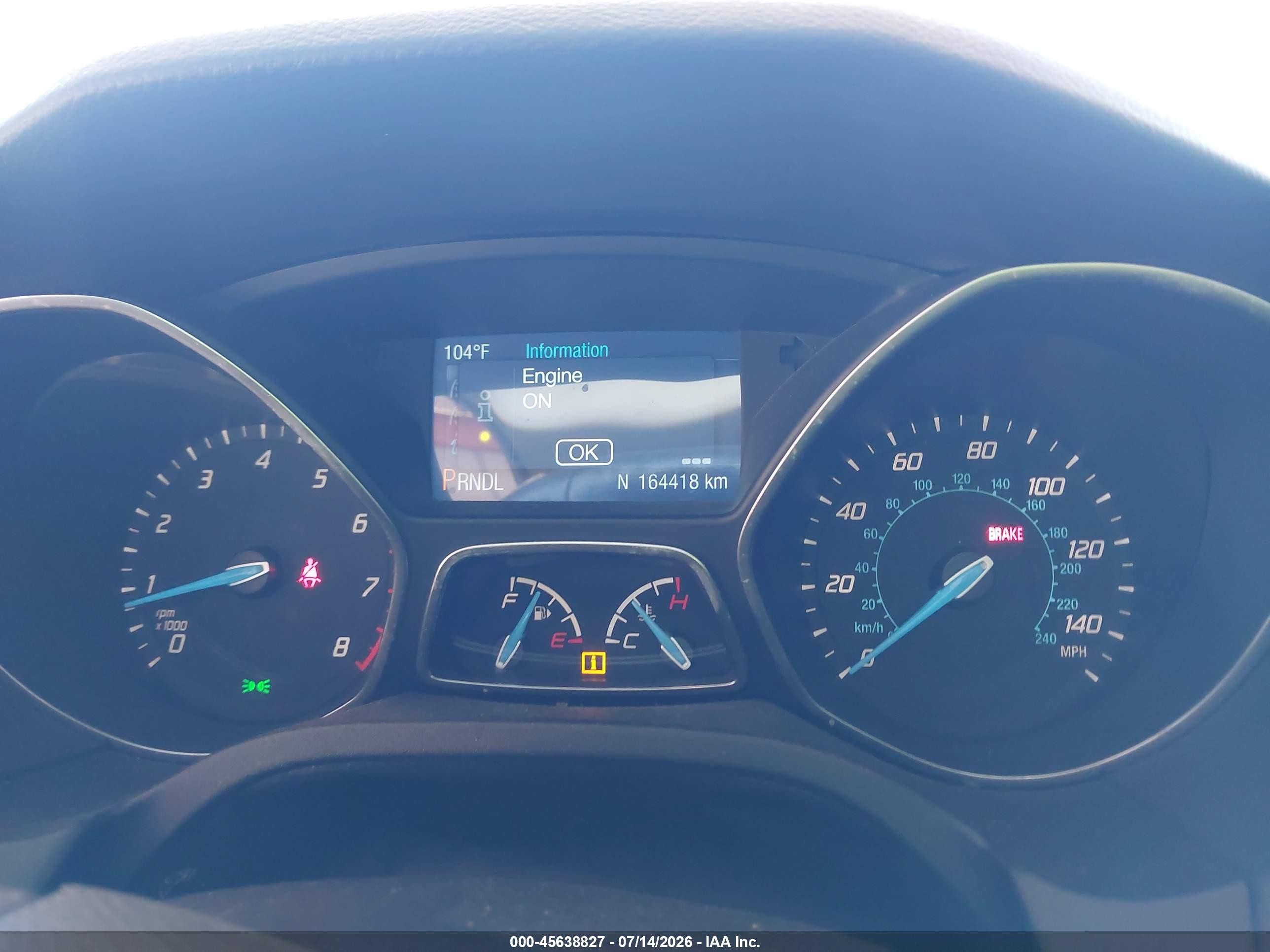 2014 Ford Focus Se Silver vin: 1FADP3F26EL429386