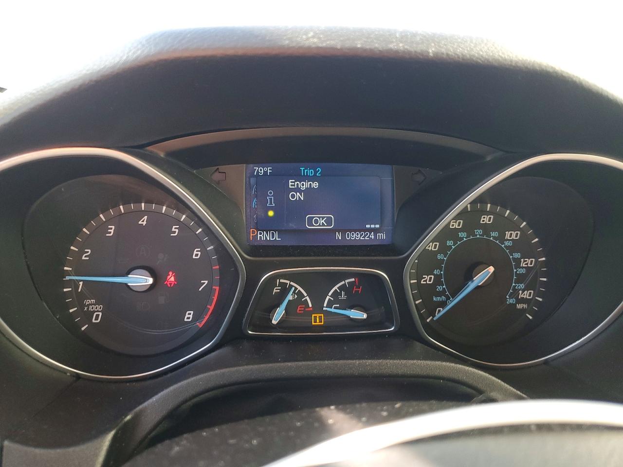 2014 Ford Focus Se Gray vin: 1FADP3F26EL453932