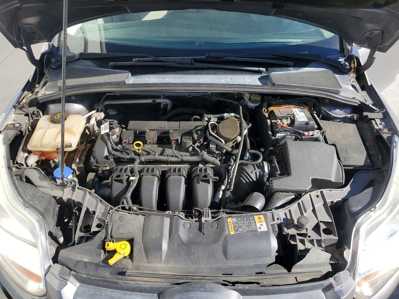 2014 Ford Focus Se Gray vin: 1FADP3F26EL453932