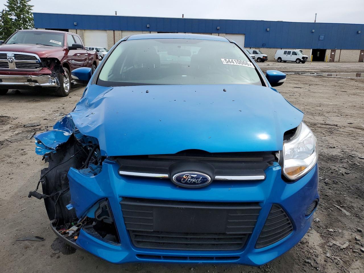 2014 Ford Focus Se Blue vin: 1FADP3F26EL459648