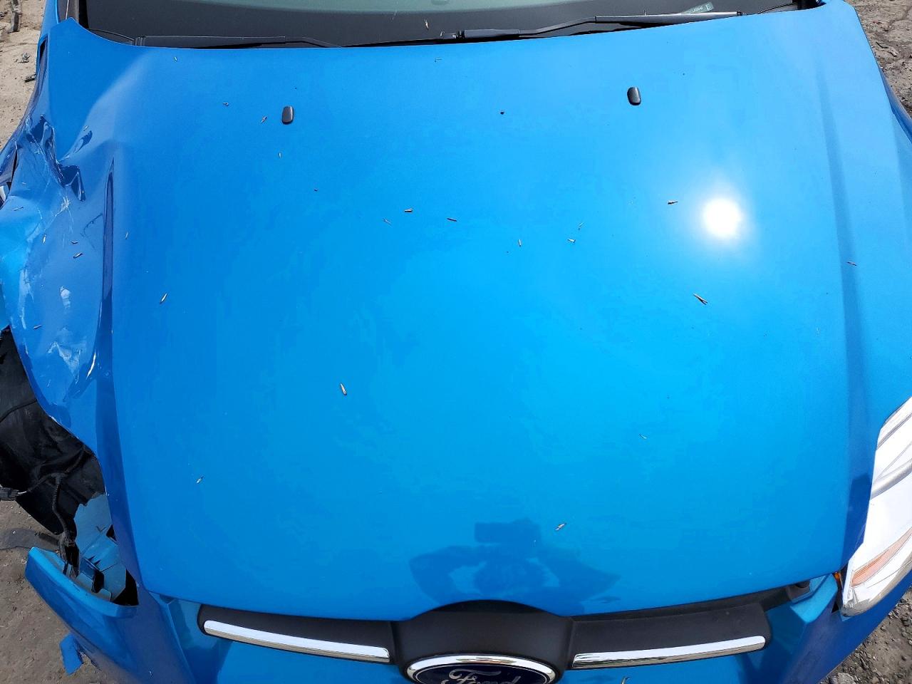 2014 Ford Focus Se Blue vin: 1FADP3F26EL459648