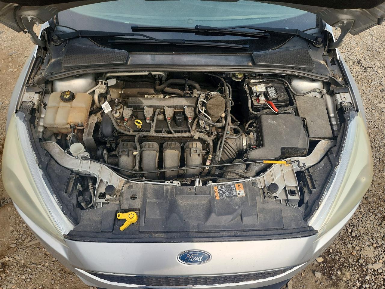 2015 Ford Focus Se Silver vin: 1FADP3F26FL202121