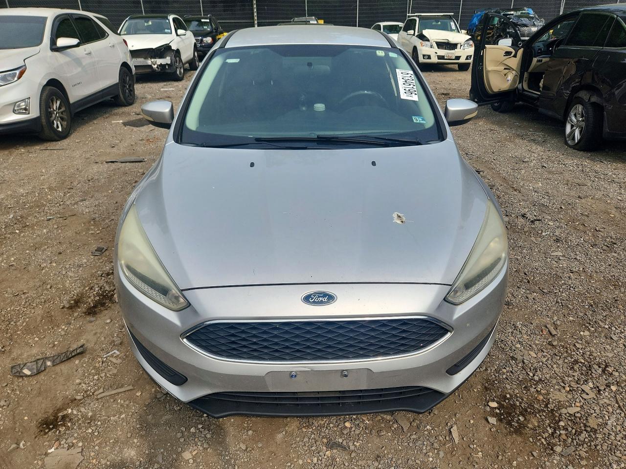 2015 Ford Focus Se Silver vin: 1FADP3F26FL202121