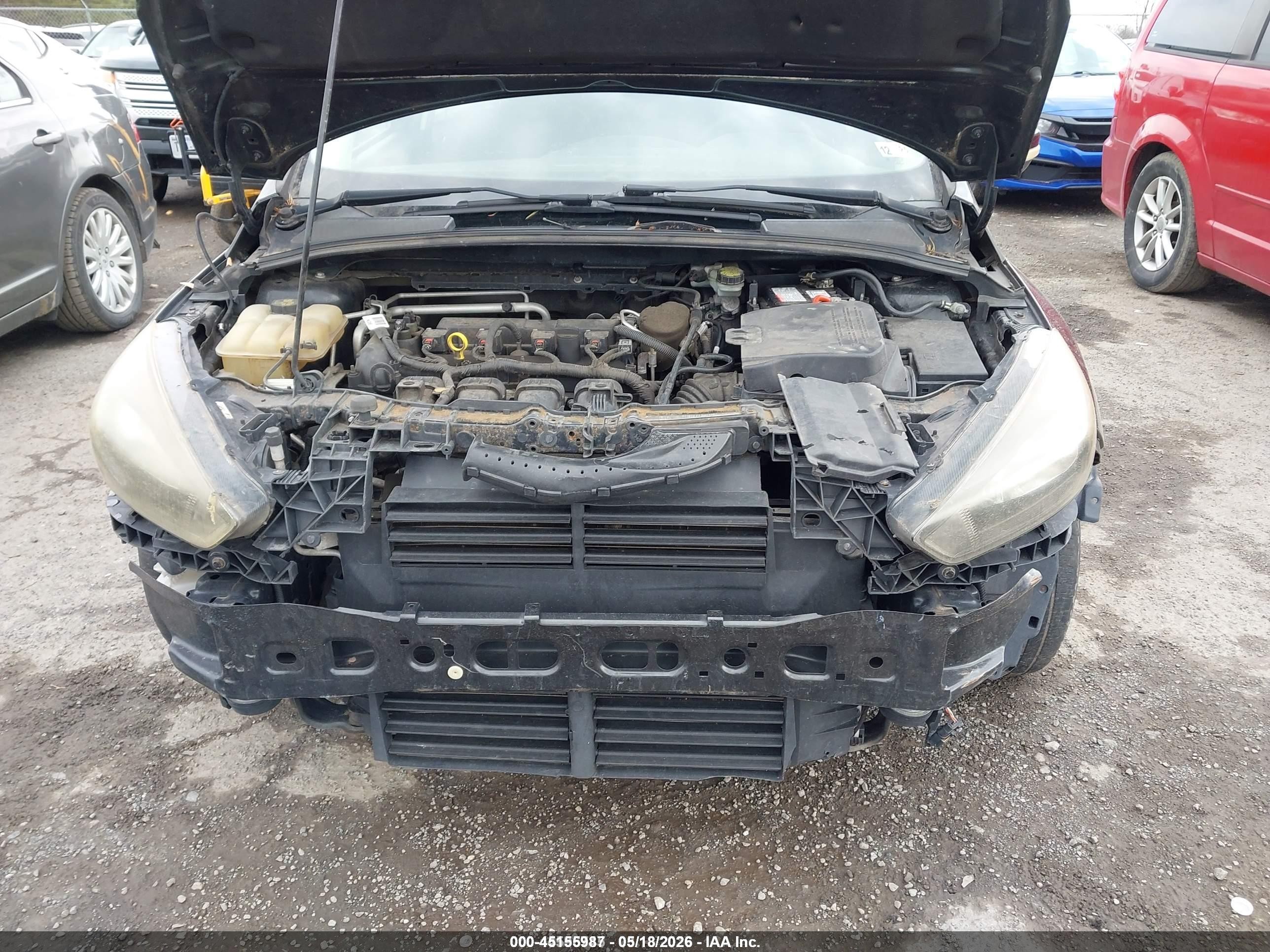 2015 Ford Focus Se Black vin: 1FADP3F26FL208663