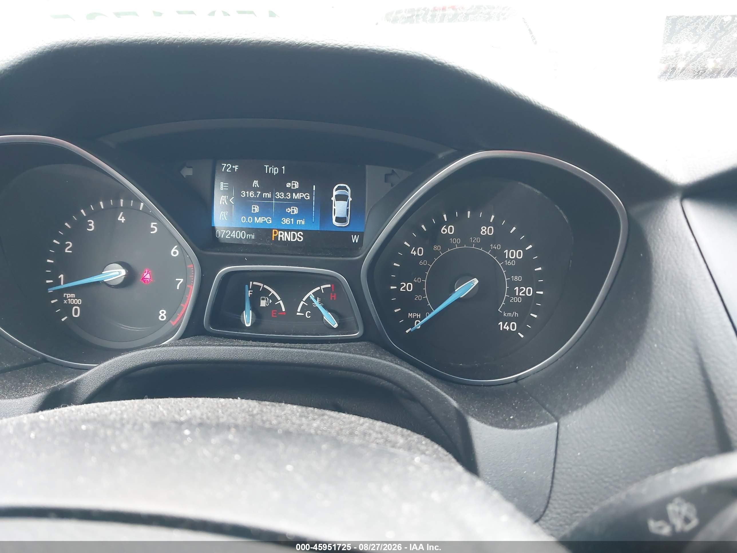 2015 Ford Focus Se Silver vin: 1FADP3F26FL251710