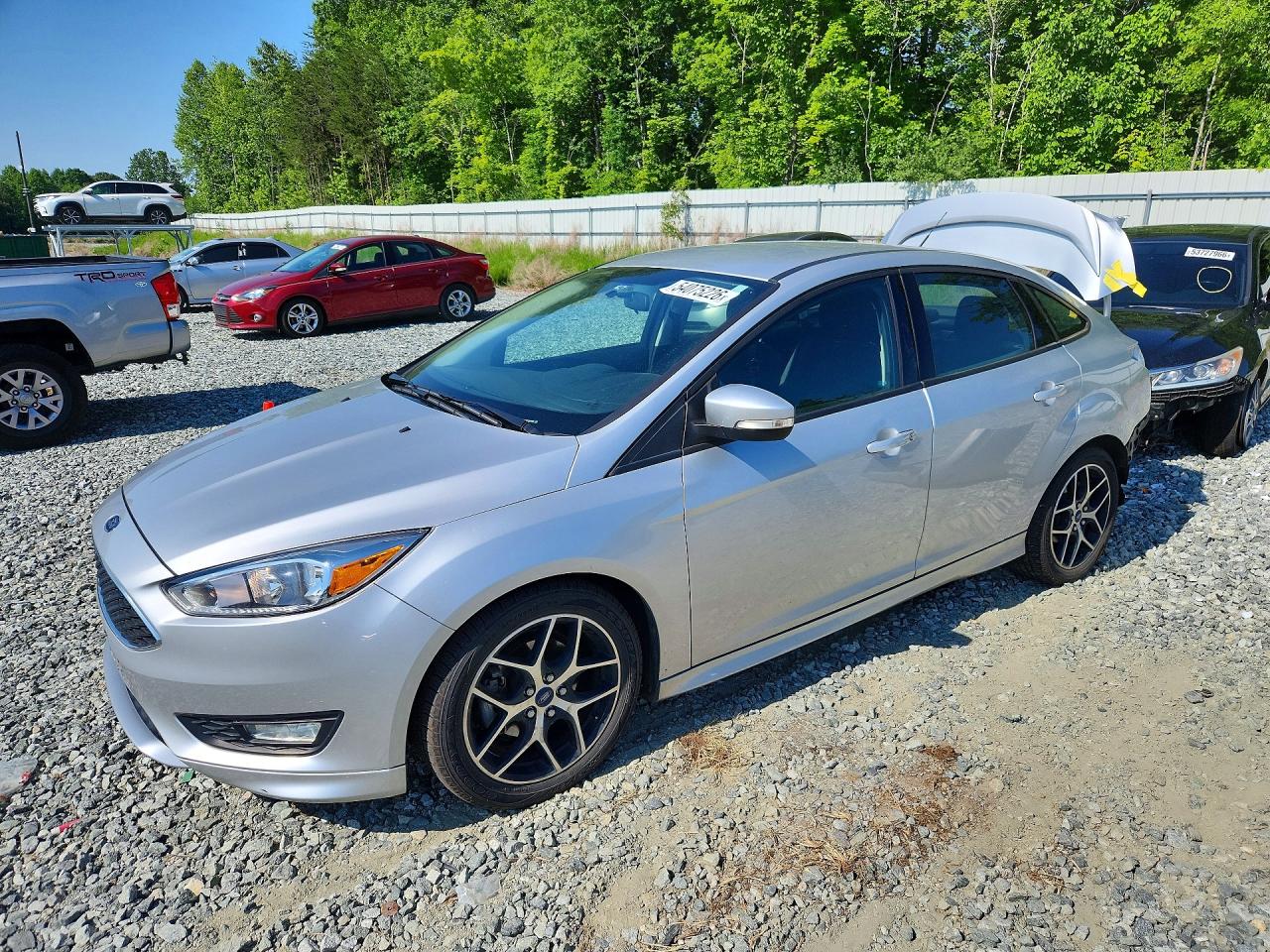 2015 Ford Focus Se Silver vin: 1FADP3F26FL291690