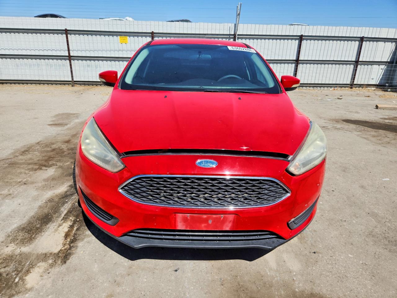 2015 Ford Focus Se Red vin: 1FADP3F26FL294511
