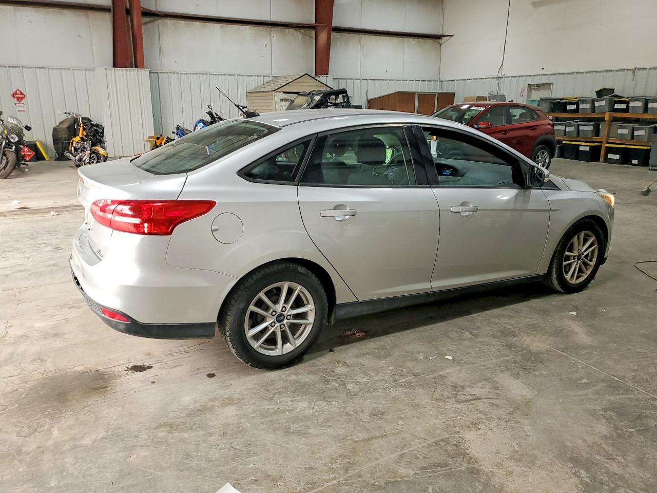 2015 Ford Focus Se Silver vin: 1FADP3F26FL321089