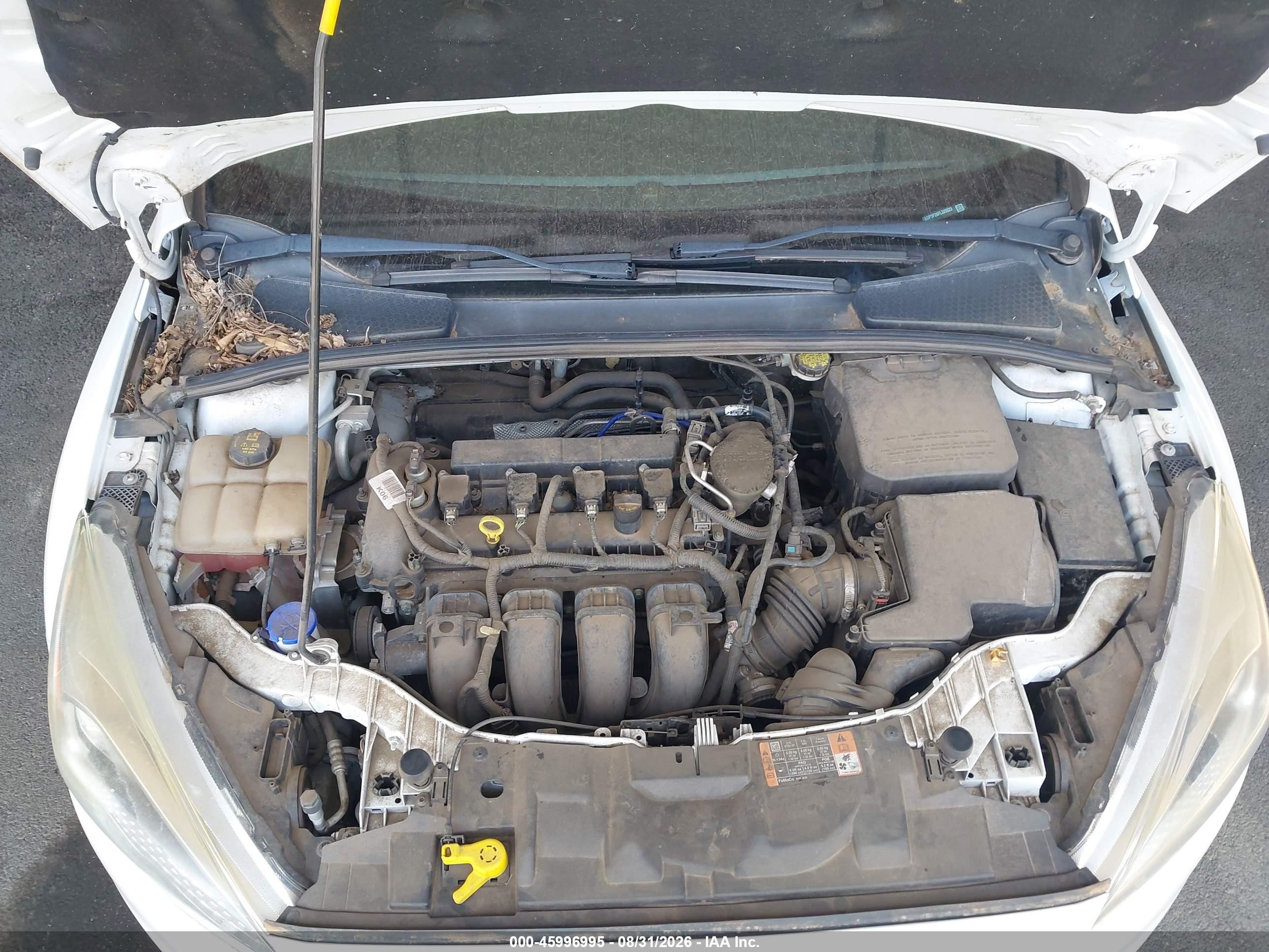 2015 Ford Focus Se White vin: 1FADP3F26FL329323