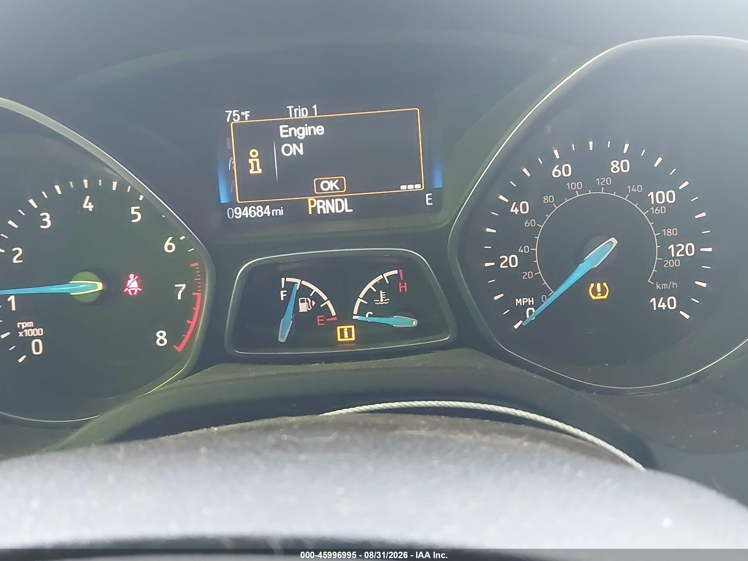 2015 Ford Focus Se White vin: 1FADP3F26FL329323