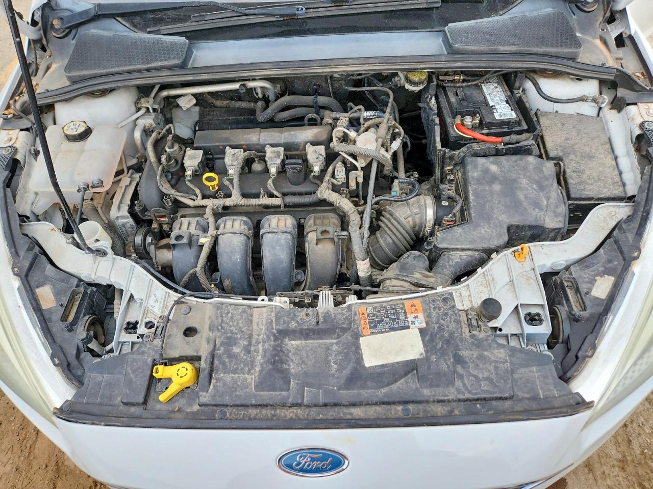 2015 Ford Focus Se White vin: 1FADP3F26FL329984