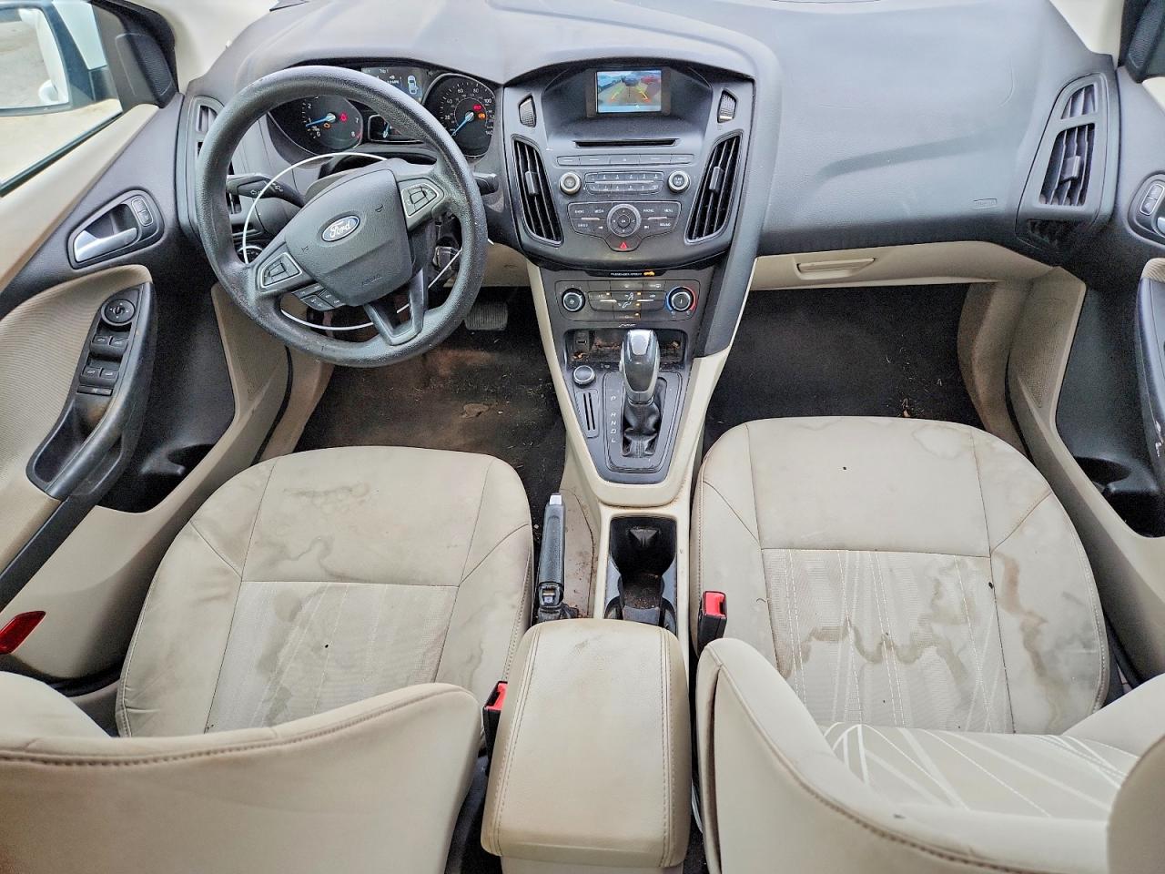 2015 Ford Focus Se White vin: 1FADP3F26FL329984
