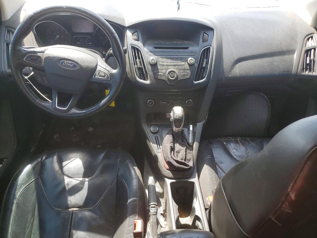 2015 Ford Focus Se Black vin: 1FADP3F26FL336482