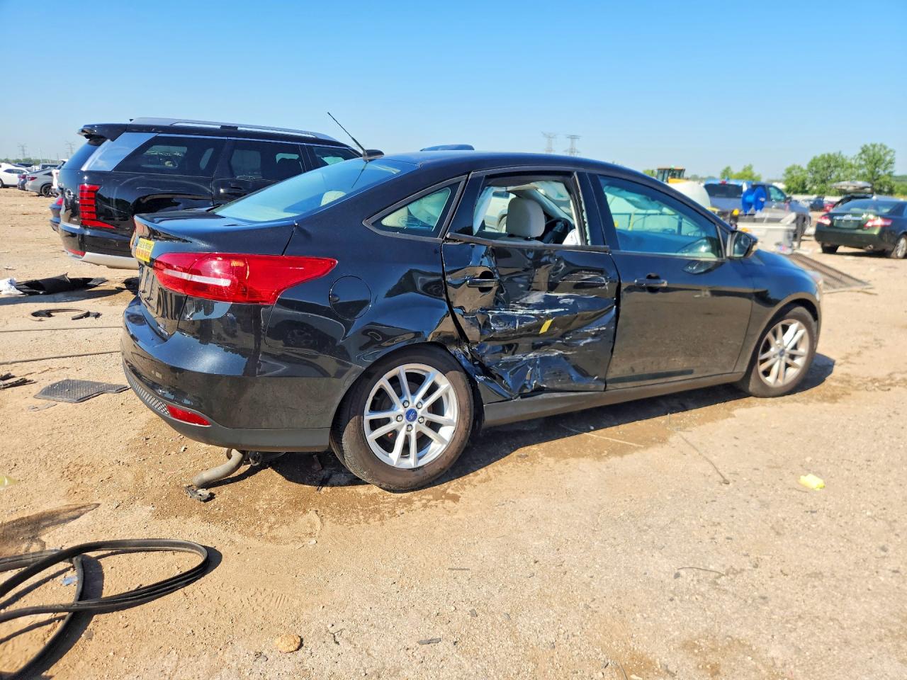 2015 Ford Focus Se Charcoal vin: 1FADP3F26FL361852