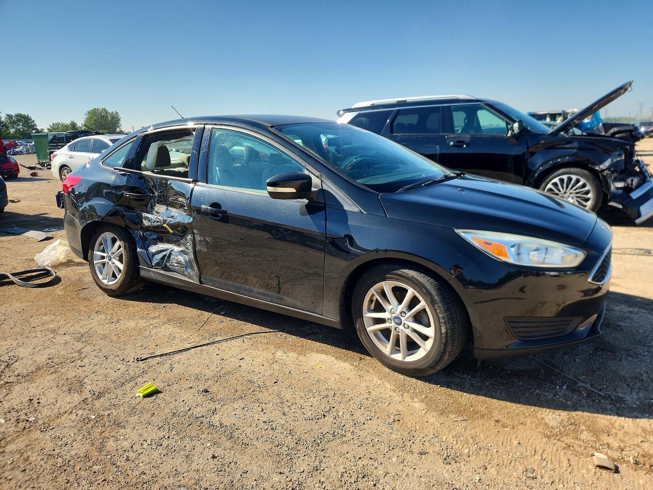 2015 Ford Focus Se Charcoal vin: 1FADP3F26FL361852