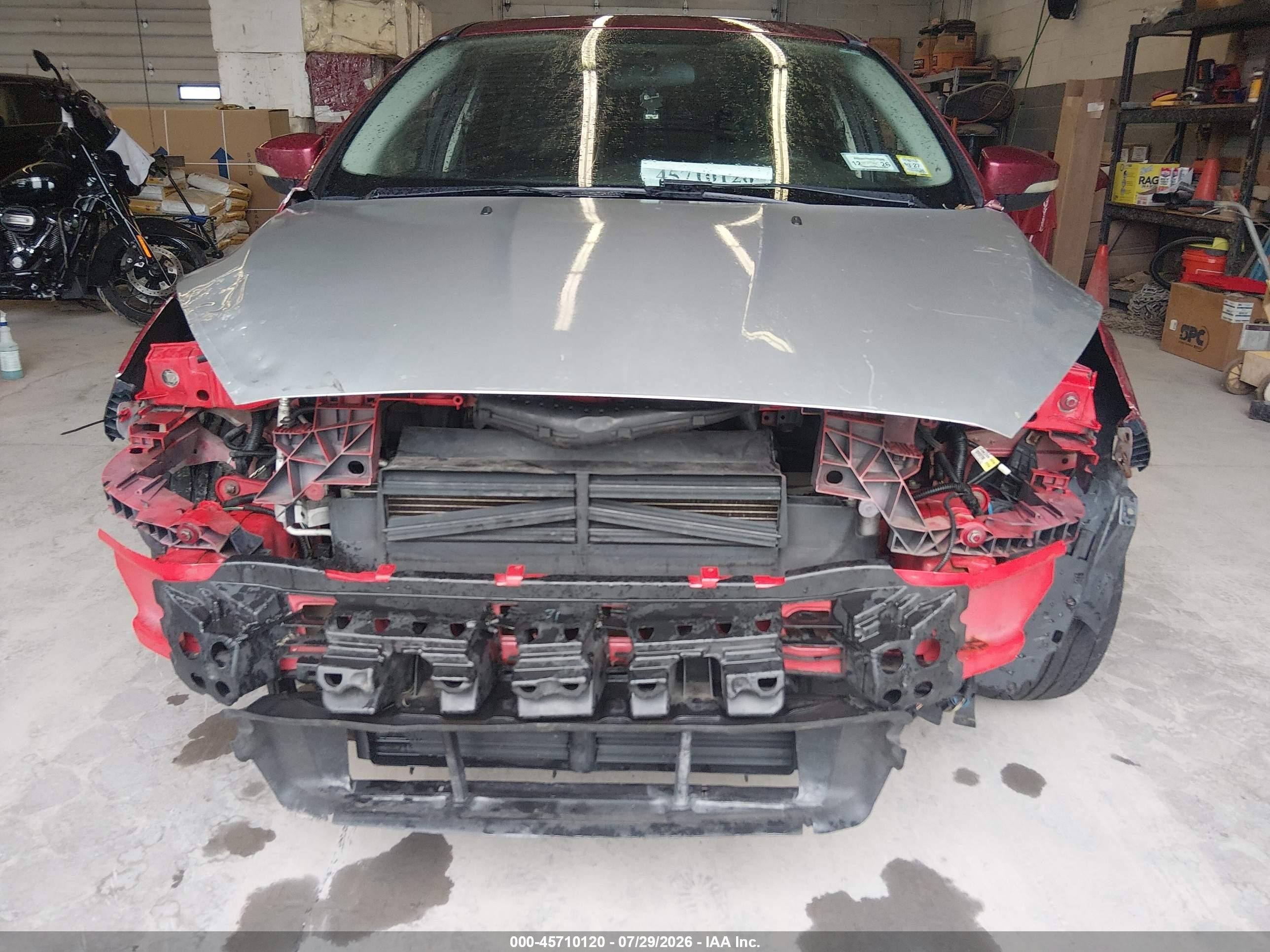 2015 Ford Focus Se Red vin: 1FADP3F26FL372107