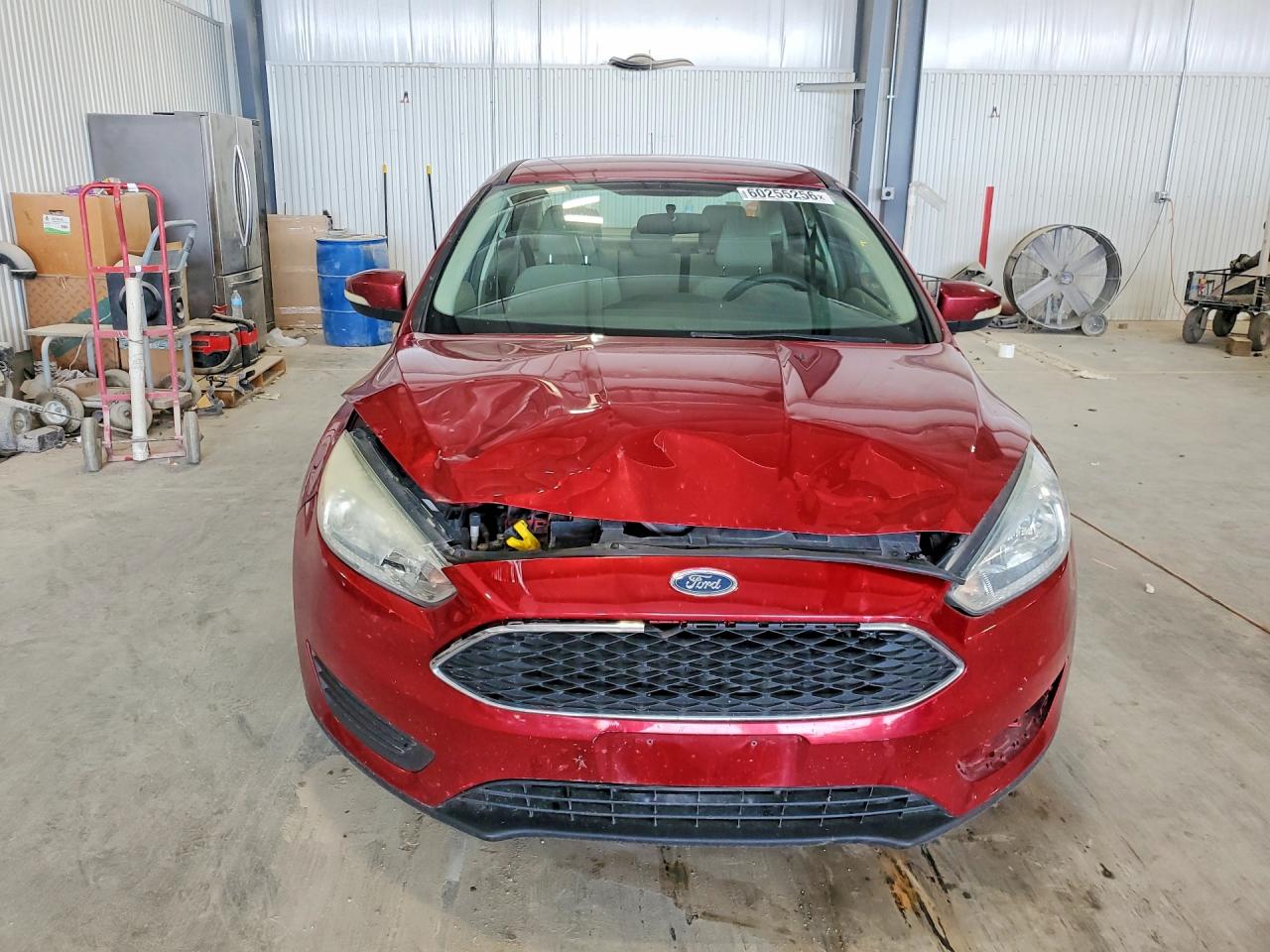 2015 Ford Focus Se Red vin: 1FADP3F26FL374875