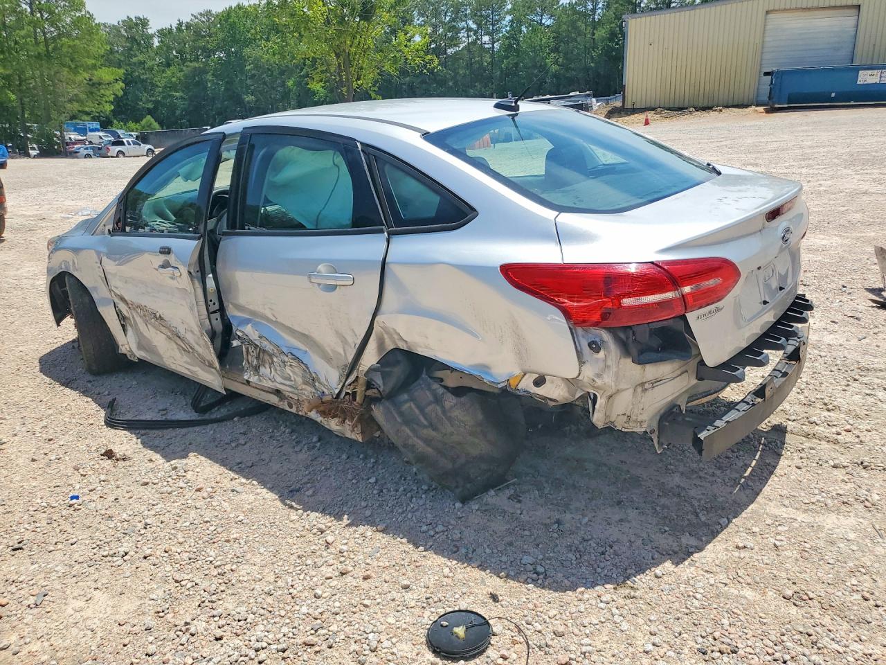 2015 Ford Focus Se Silver vin: 1FADP3F26FL375783