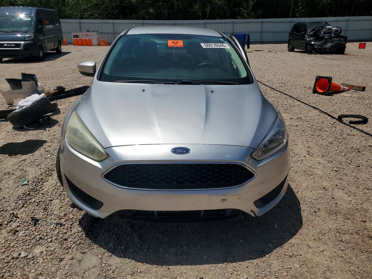 2015 Ford Focus Se Silver vin: 1FADP3F26FL375783