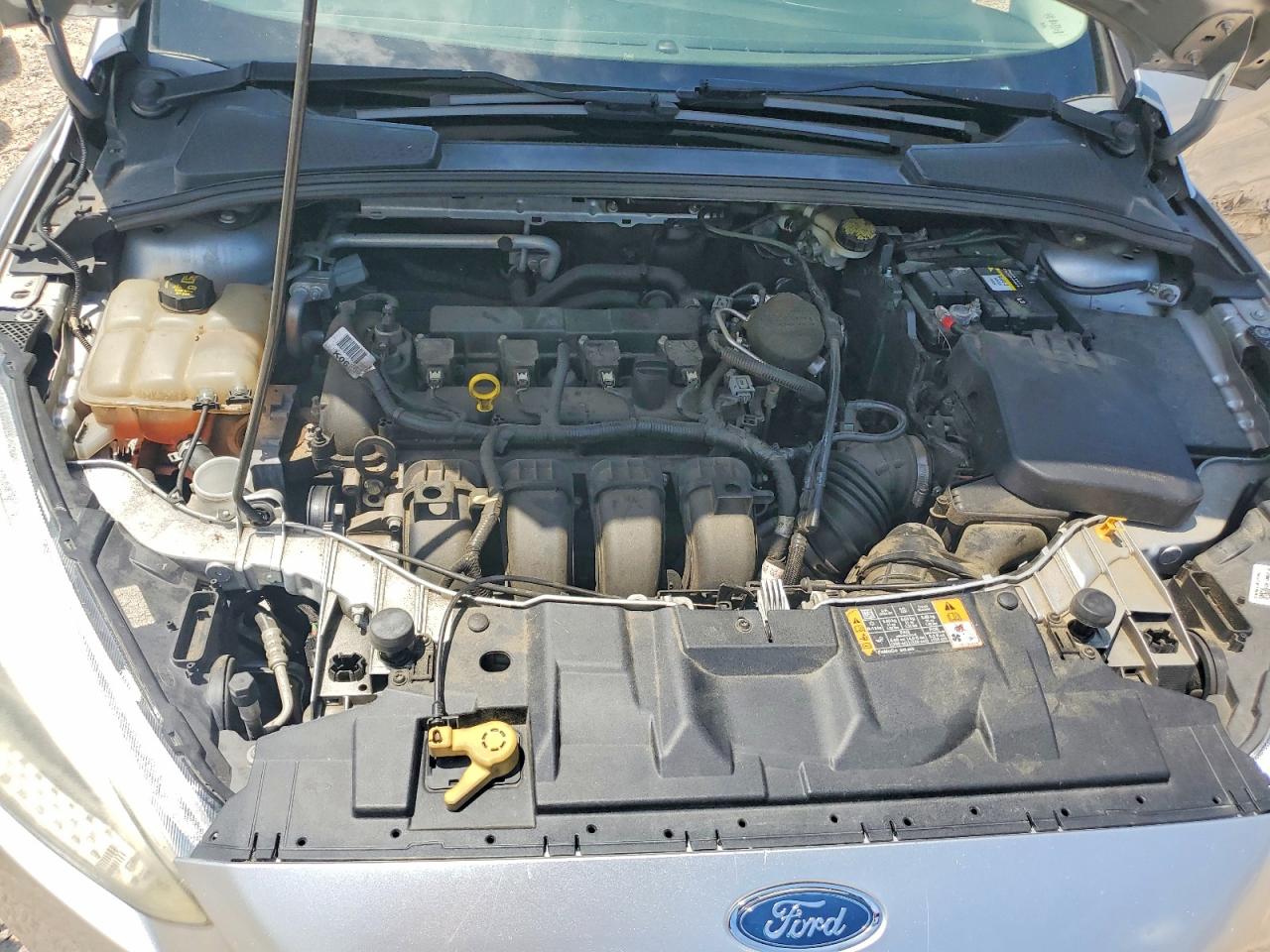 2015 Ford Focus Se Silver vin: 1FADP3F26FL375783